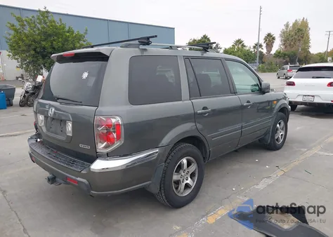 2007 Honda Pilot Ex-L from USA, damaged, VIN 2HKYF18667H536917